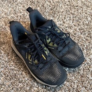 Under Armour Steph Curry Black and Gold Athletic Shoes